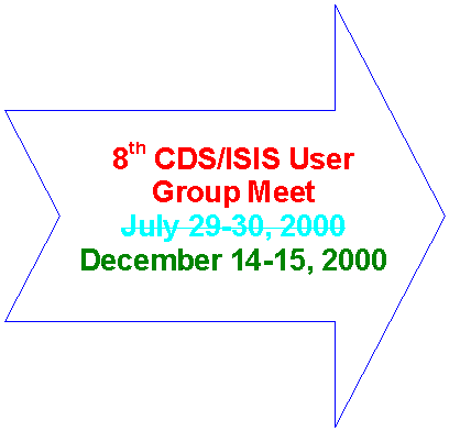 UGM8 Dates